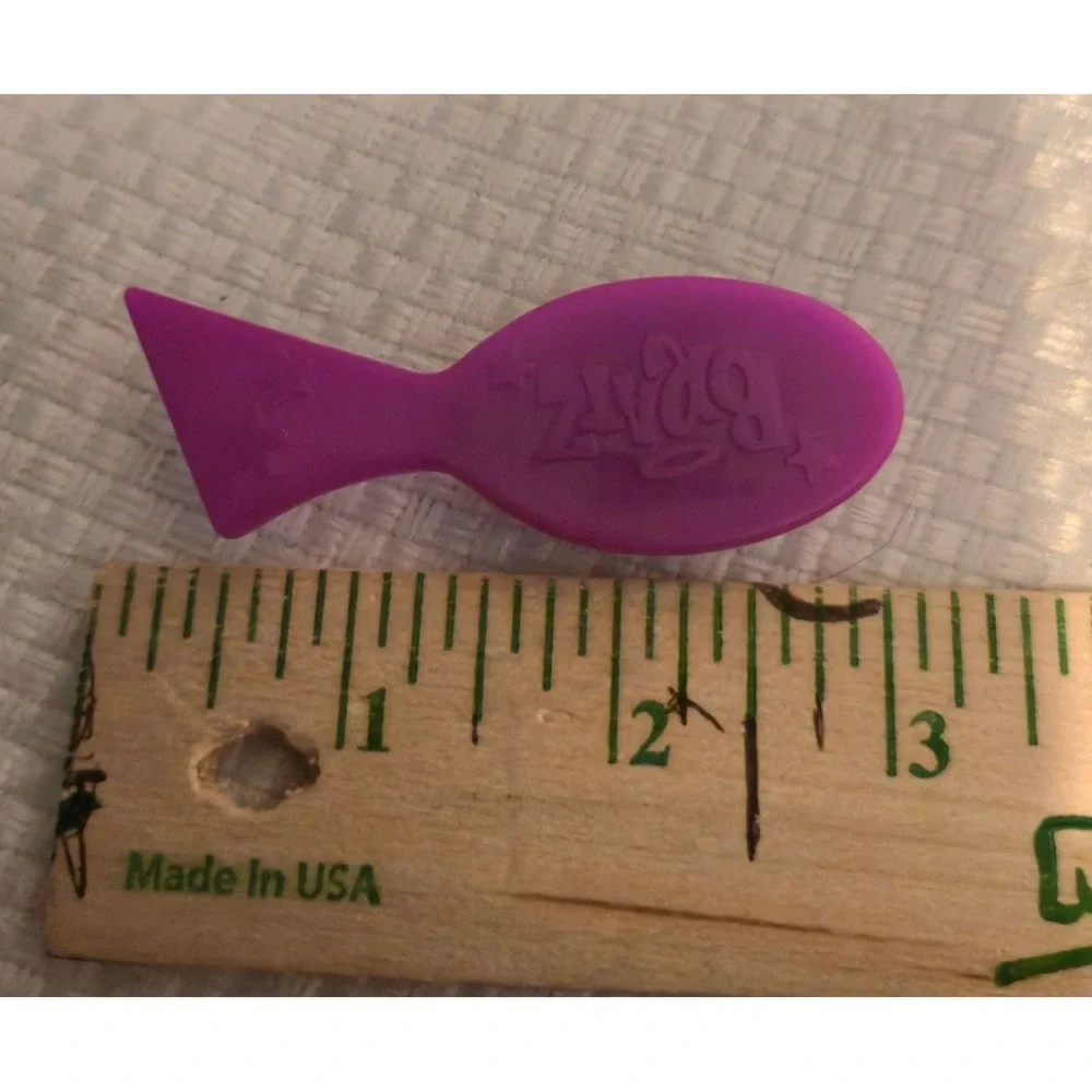 Bratz Doll Pink Plastic Hair Brush Replacement Accessory Star Logo Part